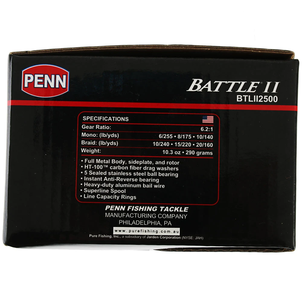 PENN Battle II 2500 Spinning Reel - Image 2