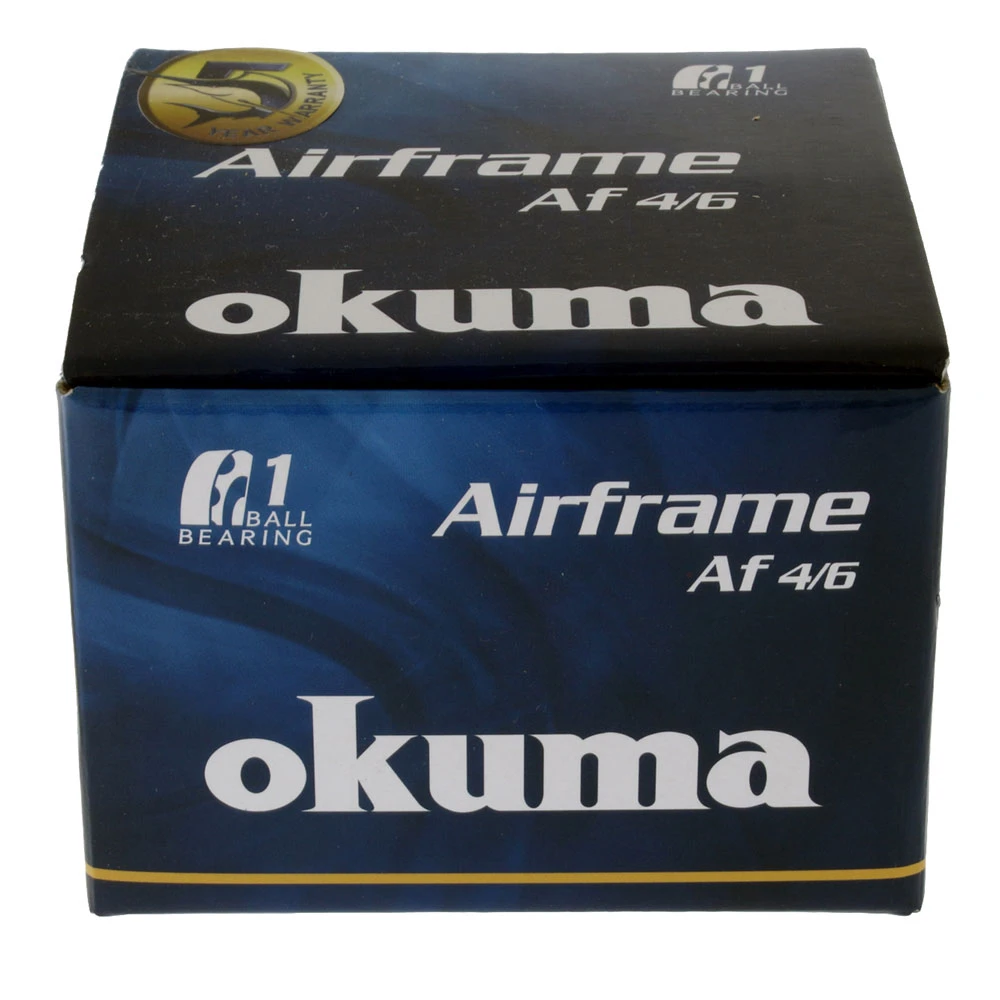 Okuma Airframe Large Arbor 4/6 Graphite Fly Reel