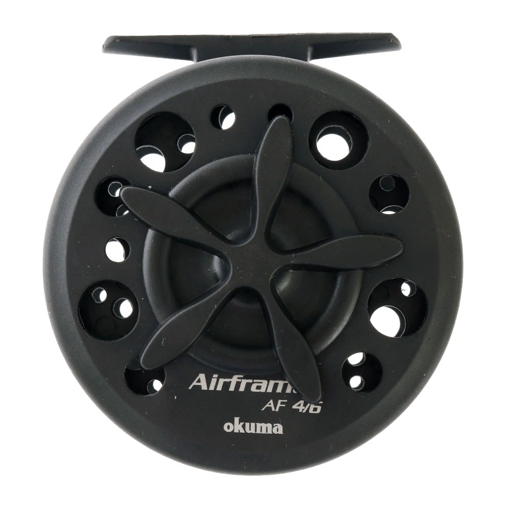 Okuma Airframe Large Arbor 4/6 Graphite Fly Reel - Image 3