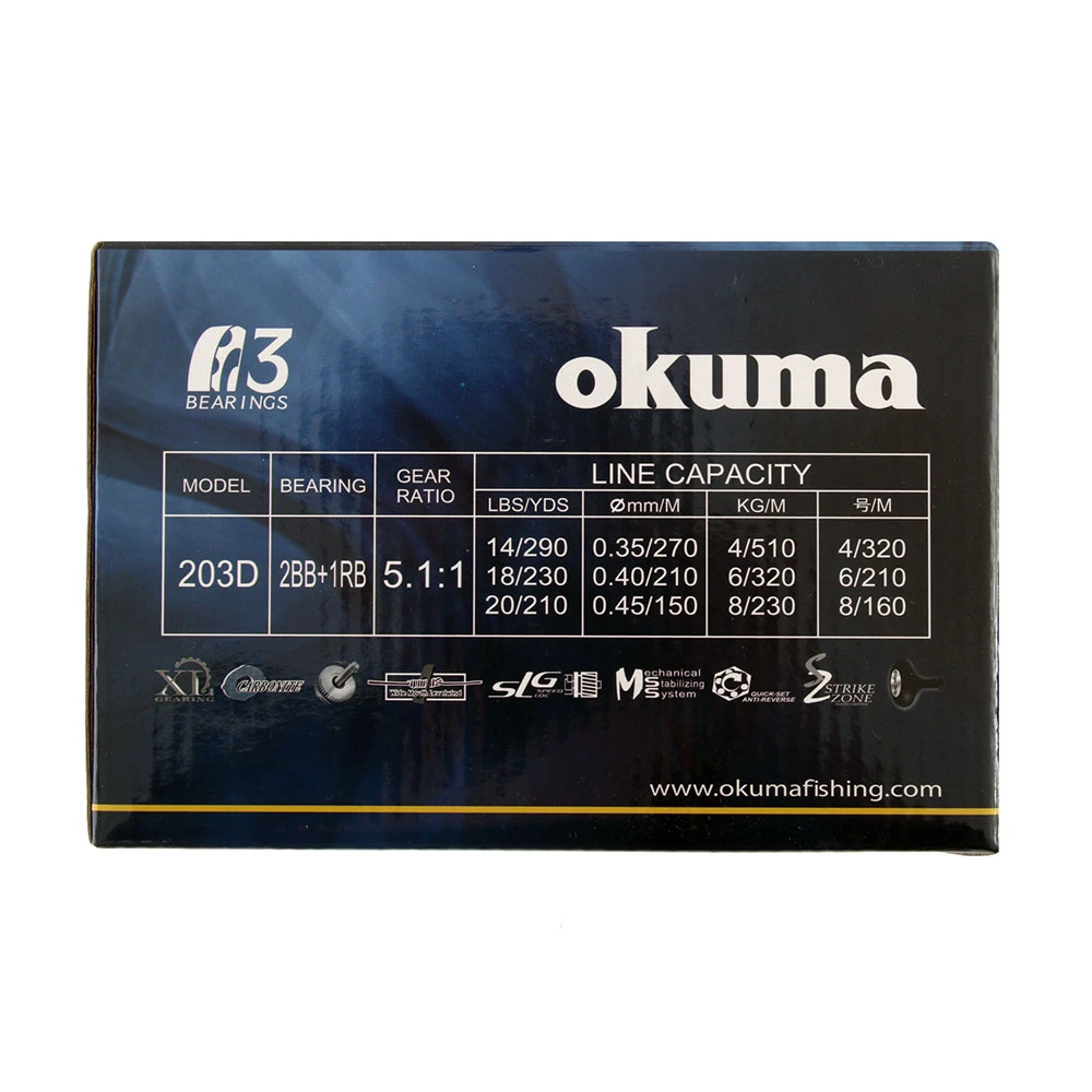 Okuma Coldwater 203D Linecounter Overhead Trolling Reel - Image 3