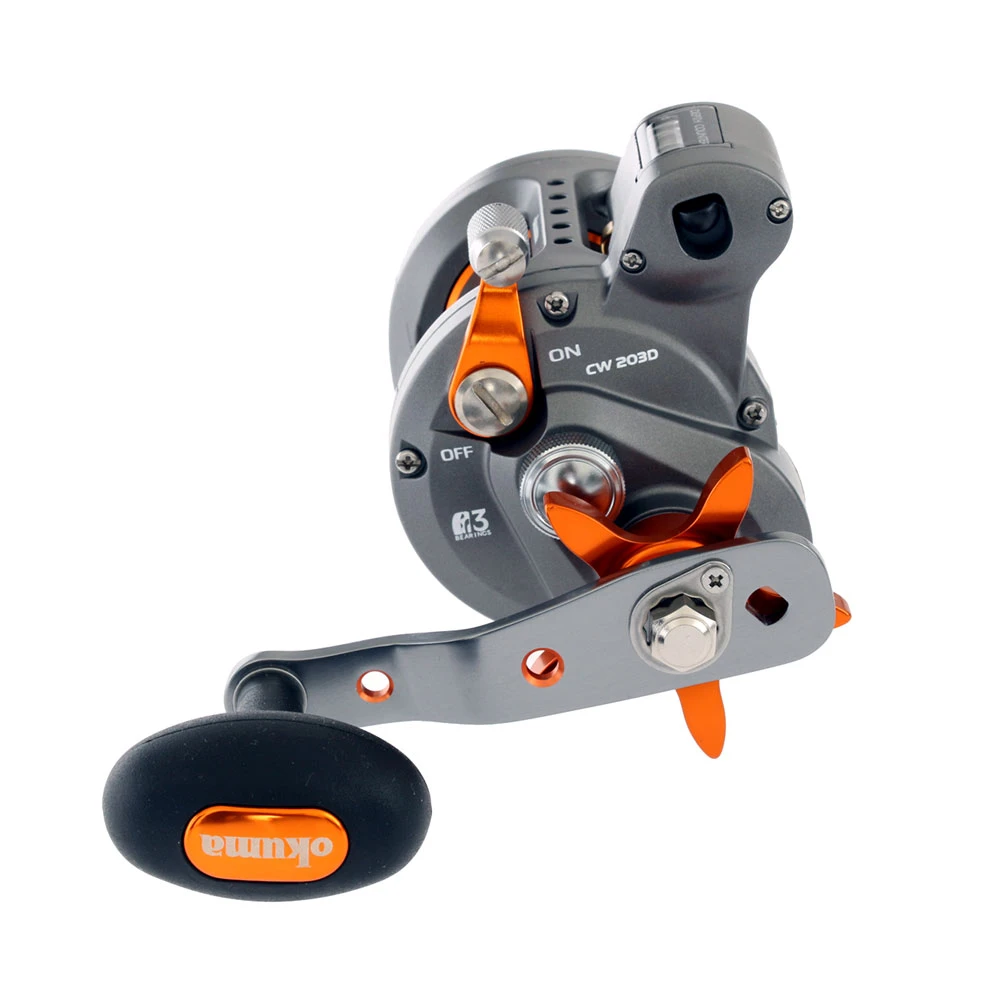 Okuma Coldwater 203D Linecounter Overhead Trolling Reel - Image 4