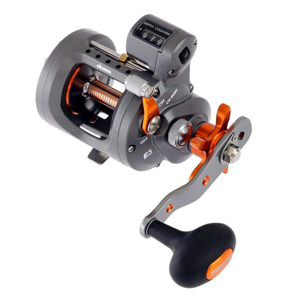 Okuma Coldwater 203D Linecounter Overhead Trolling Reel - Image 5