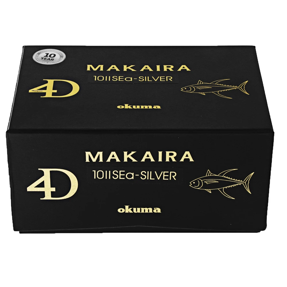 Okuma Makaira 10II SEa 2-Speed Lever Drag Reel Silver