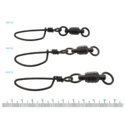 Pakula Ball Bearing Swivels With Snap Qty 2