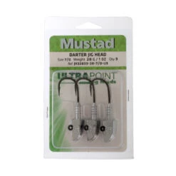 Mustad Darter Jig Heads Size 7/0 28g Qty 3