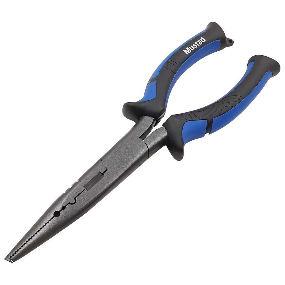 Mustad Large Split Ring Pliers Blue 7in - Image 4