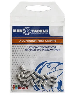 ManTackle Aluminium Mini Crimps Qty 20