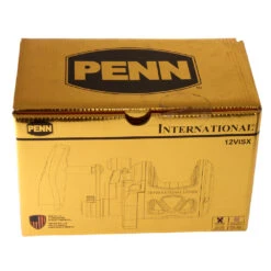PENN International 12VISX 2-Speed Game Reel Gold