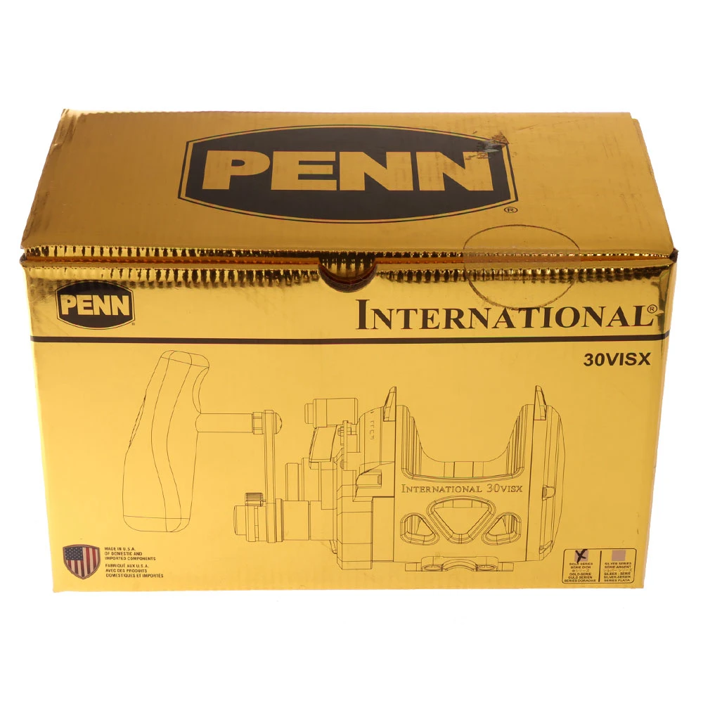 PENN International 30VISX 2-Speed Game Reel Gold