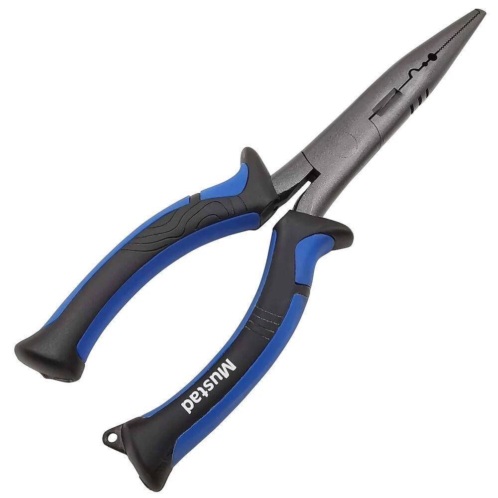 Mustad Large Split Ring Pliers Blue 7in - Image 2