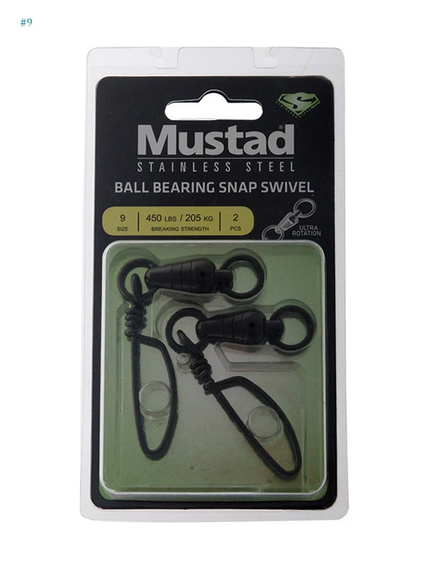 Mustad Ball Bearing Swivel With Tournament Snap - Image 5
