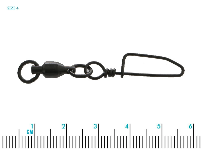 Mustad Ball Bearing Swivel With Cross-Lock Snap - Image 4