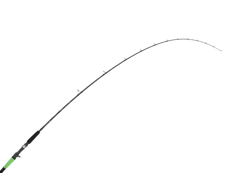 Shimano #KAOS Baitcaster Rod 7ft 11in 40-70g 2pc Lime Green - Image 3