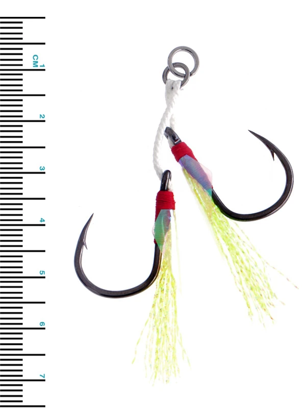 Mustad 10820NPBN Light Jigging Assist Rig 2/0 Qty 2 - Image 4