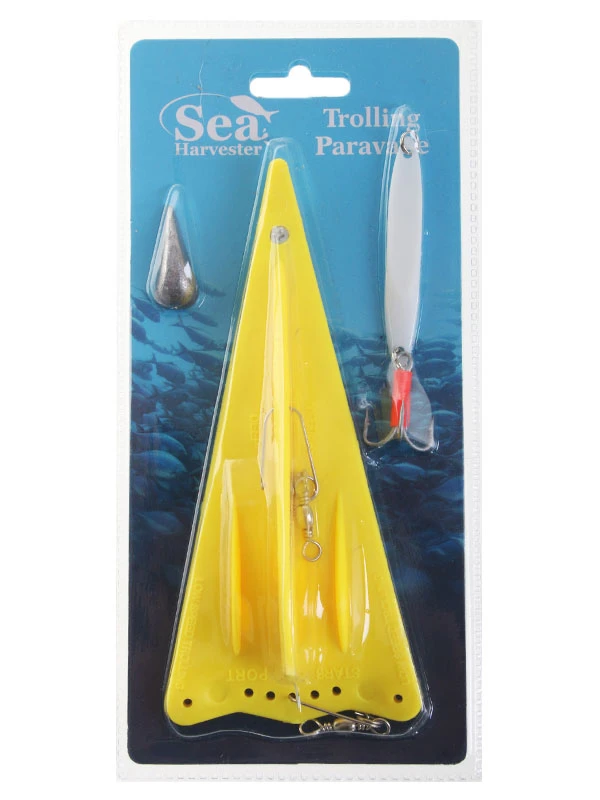 Sea Harvester Triangle Trolling Paravane Yellow - Image 2