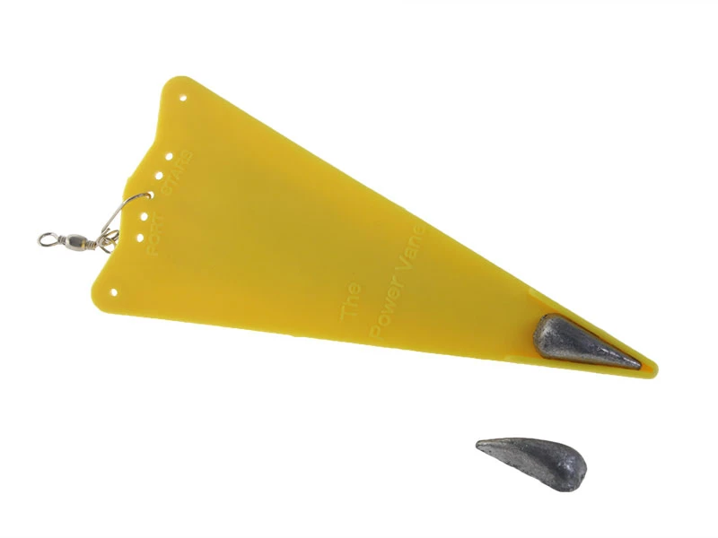 Sea Harvester Triangle Trolling Paravane Yellow - Image 3