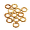 Solid Brass Rings 12pc