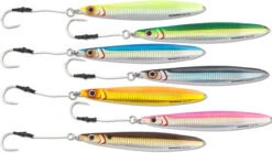 Shimano Butterfly Flat-Side Mechanical Jig White Silver 280g 9/0