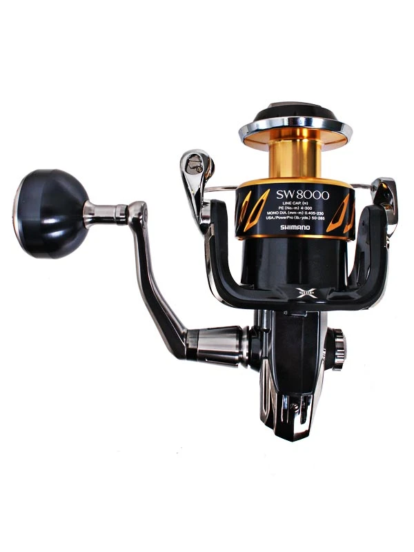 Shimano Stella 8000 SWB HG Spinning Reel - Image 3