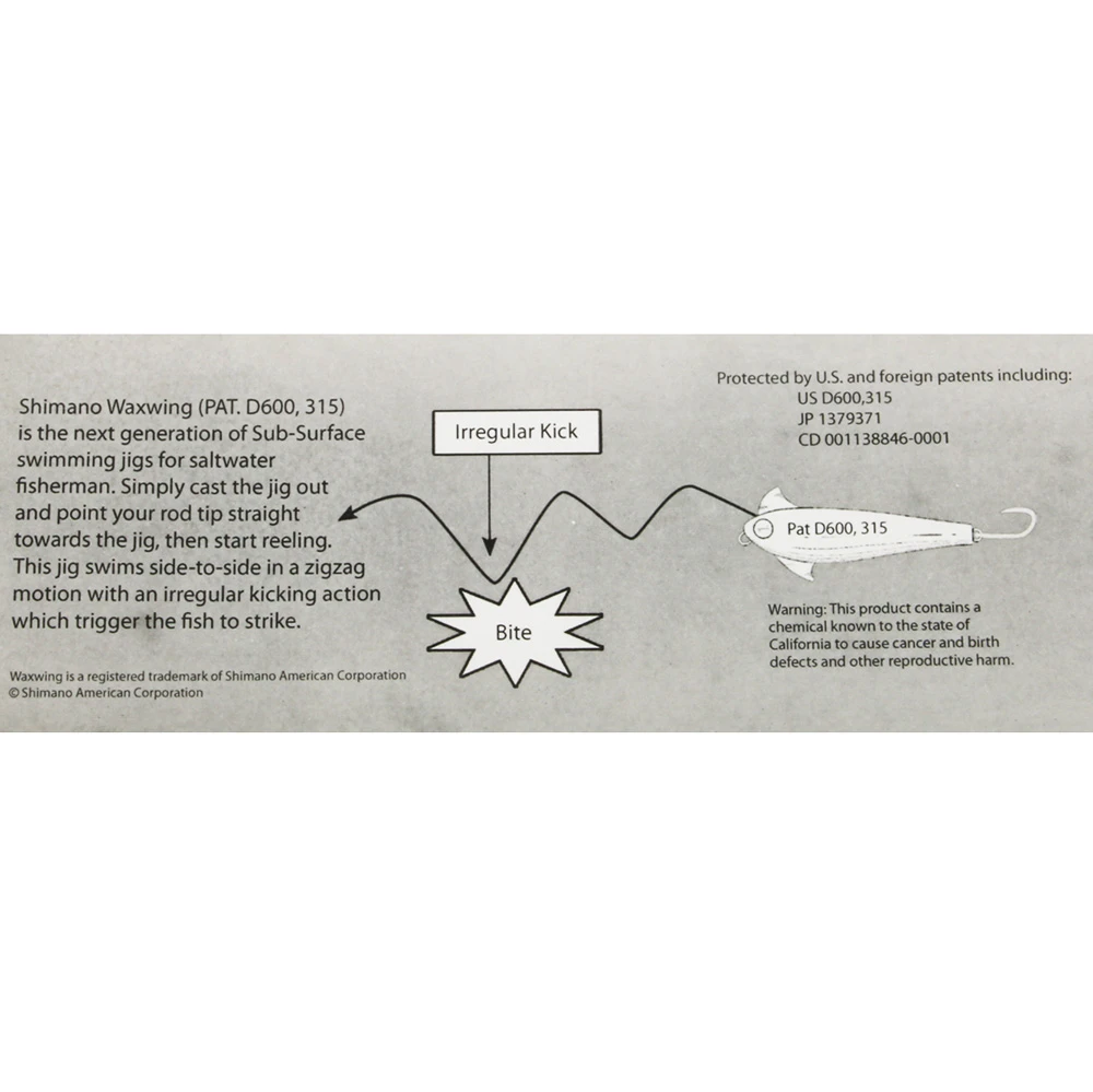 Shimano Waxwing Saltwater Lure Chartreuse 118mm - Image 2